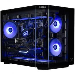 Captiva PC Highend Gaming R10-2576 AMD Ryzen 7 7800X3D, 32GB DDR5 RAM, 1TB M.2, AMD RX 9060 XT (16GB GDDR6), Windows 11 Home