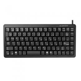 CHERRY Compact-Keyboard G84-4100 kabelgebunden, USB (PS/2 über Adapter), schwarz