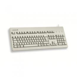 CHERRY G80-3000, USB (PS/2 über Adapter) Tastatur, hellgrau