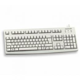 CHERRY G83-6105 kabelgebundene USB Tastatur, hellgrau