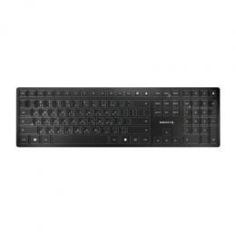 CHERRY kabellose Tastatur KW 9100 Slim, kabellos, Bluetooth incl. McAfee Virenschutz [3 Geräte - 1 Jahr]