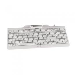CHERRY KC 1000 SC, weiß-grau, kabelgebunden, Security Tastatur, integriertes Smartcard-Terminal, 4 Hotkeys