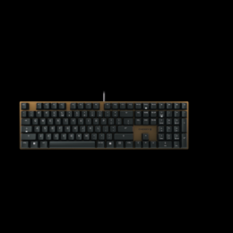 CHERRY KC 200 MX Tastatur Schwarz-Bronze / MX2A Silent Red Switch, Kabelgebunden