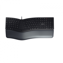 CHERRY KC 4500 ERGO kabelgebundene ergonomische Tastatur mit Handballenauflage