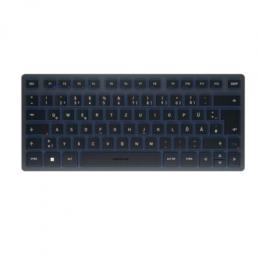 CHERRY KW 7100 mini BT, Schieferblau Kabellose Bluetooth Kompakttastatur