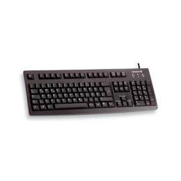 CHERRY Tastatur G83-6105 Schwarz - kabelgebunden, USB B-Ware abriebfeste Beschriftung, recyclingfähig, NTK-Technologie