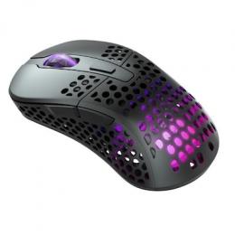 Cherry XTRFY M4 RGB Gaming Maus - Ergonomisch, Optisch, Schwarz Kabellos, 2.4 GHz, Kabelloser Empfänger (USB)