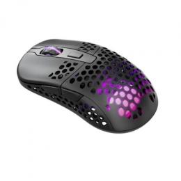 Cherry XTRFY M42 Gaming Maus - Optisch, Kabellos, 2.4 GHz Schwarz, Kabelloser Empfänger (USB)