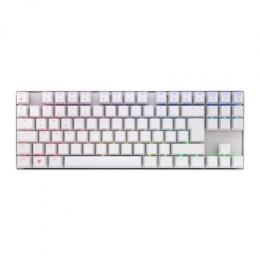 Cherry XTRFY MX 8.2 Kabellose Gaming Tastatur, weiß Tenkeyless, CHERRY Advanced Wireless Technology, RGB Beleuchtung