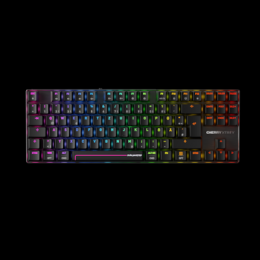 CHERRY XTRFY MX 8.2 Pro TMR Wireless Gaming-Tastatur, Tenkeyless Magnetisch / Mechanisch, CHERRY MK Crystal Switches, 2,4 GHz Funk, Bluetooth und kabe