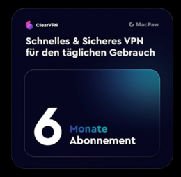 ClearVPN by MacPaw [6 Monate]