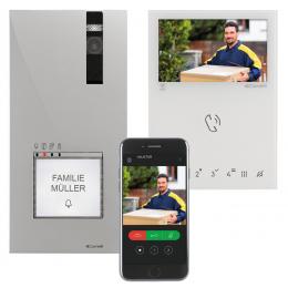 Comelit Wifi-Video-Türsprechanlage für 1-4 Familienhäuser, Inneneinheit mit 10,9-cm-Farbmonitor