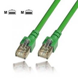 Communik - Cat.5e Patchkabel RJ45, SF/UTP (S-FTP), 0,5 Meter, Farbe grn, pvc