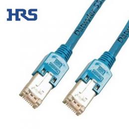 Communik - Cat.5e Patchkabel, S/UTP Dtwyler UNINET4P + Hirose TM11, 15 Meter, Farbe blau