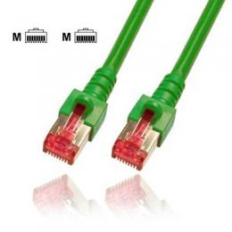 Communik - Cat.6 Patchkabel RJ45, S/FTP (PIMF), 0,25 Meter, Farbe grn, halogenfrei