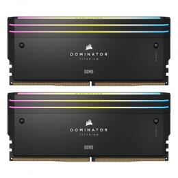 Corsair Dominator Titanium Schwarz 64GB (2x32GB) DDR5-6000 XMP Arbeitsspeicher, CL30, 1.4V