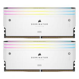 Corsair Dominator Titanium Weiß 64GB (2x32GB) DDR5-6400 XMP Arbeitsspeicher, CL32, 1.4V