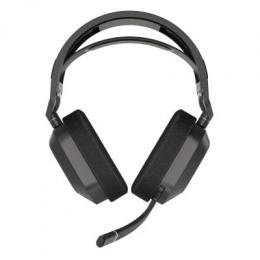 Corsair HS80 MAX Wireless Headset stahlgrau -Kabelloses Gaming-Headset mit dynamischer RGB-Beleuchtung auf jeder Ohrmuschel