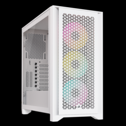 Corsair iCUE 4000D RGB AIRFLOW weiß | PC-Gehäuse