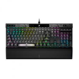 Corsair K70 MAX RGB Gaming Tastatur - Magnetisch-mechanische RGB Gaming-Tastatur, anpassbare Betätigung, stahlgrau