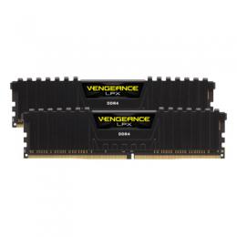 Corsair Vengeance LPX Schwarz 16GB Kit (2x8GB) DDR4-2666 CL16 DIMM Arbeitsspeicher, optimiert für AMD