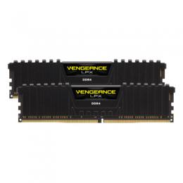 Corsair Vengeance LPX Schwarz 16GB Kit (2x8GB) DDR4-3200 CL16 DIMM Arbeitsspeicher, optimiert für AMD