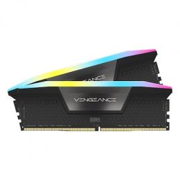 Corsair Vengeance RGB Schwarz 32GB Kit (2x16GB) DDR5-6400 CL32 DIMM Arbeitsspeicher