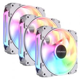 COUGAR Apolar 120 ARGB Reverse Blade weiß 3er-Pack | Gehäuselüfter