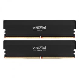 Crucial Pro OC Schwarz 32GB Kit (2x16GB) DDR5-6000 CL36 UDIMM-Gaming Arbeitsspeicher - Unterstützt Intel XMP 3.0 und AMD EXPO
