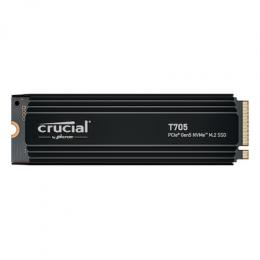Crucial T705 Heatsink SSD 2TB M.2 PCIe Gen5 NVMe B-Ware Internes Solid-State-Module mit Kühlkörper