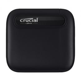 Crucial X6 Portable SSD 2TB Schwarz Externe Solid-State-Drive, USB 3.2 Gen 2x1