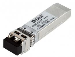 D-Link DEM-431XT Transceiver-Modul SFP+, 10GBase-SR, 10 Gbit/s, LC Duplex, bis zu 300 m