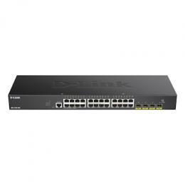 D-Link DGS-1250-28X Smart Managed Switch 24x Gigabit Ethernet, 4x 10 Gbit/s SFP+