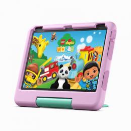 Das neue Amazon Fire HD 10 Kids-Tablet (2023) rosa für Kinder ab dem Vorschulalter | Mit brillantem 10-Zoll-Display, Kindersicherung und 2 Jahren Sorg