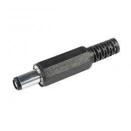 DC-Stecker 1,7 x 5,0 mm, Knickschutz