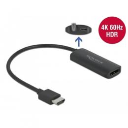 Delock Adapter HDMI-A Stecker zu DisplayPort Buchse 4K 60 Hz