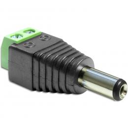 Delock Adapter Terminalblock > DC 2,5 x 5,5 mm Stecker