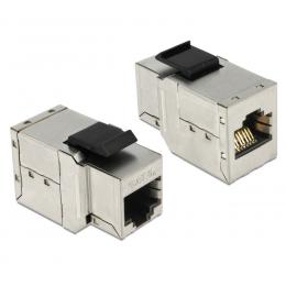 Delock Keystone Modul RJ45-Buchse > RJ45-Buchse Cat.6A