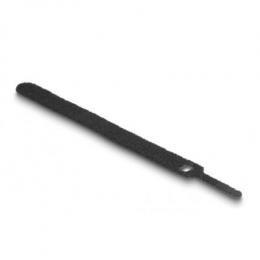 Delock Klett-Kabelbinder L 200 x B 12 mm schwarz 10 Stück