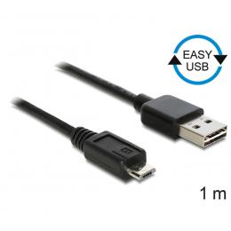 Delock USB 2.0 EASY-Kabel USB-Stecker (Typ A) auf Micro-USB-Stecker (Typ B), 1 m