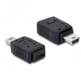 Delock USB-Adapter DLO-65155, Mini-USB-Stecker auf Micro-USB-B-Buchse