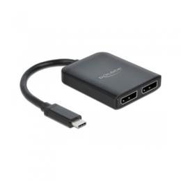 Delock USB Typ-C Splitter - 2 x DisplayPort MST / VXP