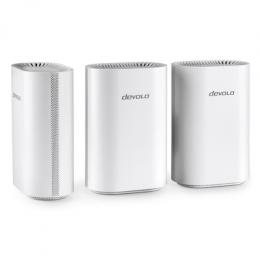 devolo WiFi 7 BE6500 Mesh System 3er Pack BE6500 Dualband, 1x 2.5G WAN/LAN und 3x 1G LAN (pro Einheit)