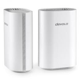 devolo WiFi 7 BE9300 Mesh System 2er Pack BE9300 Triband, 1x 2.5G WAN/LAN und 3x 1G LAN (pro Einheit)