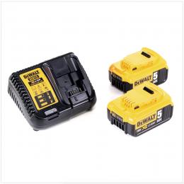 Dewalt DCB 115 P2 Akku Starter Set mit 2x Akku 5,0Ah + Ladegerät