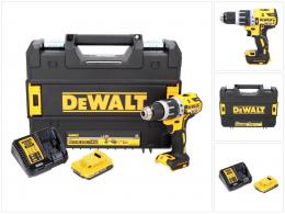 DeWalt DCD 796 D1 Akku Schlagbohrschrauber 18 V 70 Nm Brushless + 1x Akku 2,0 Ah + Ladegerät + TSTAK