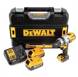 DeWalt DCD 991 P2 Akku Bohrschrauber 18V 95Nm Brushless + 2x Akku 5,0Ah + Ladegerät + TSTAK