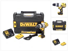 DeWalt DCD 996 D1 Akku Schlagbohrschrauber 18 V 95 Nm Brushless + 1x Akku 2,0 Ah + Ladegerät + TSTAK