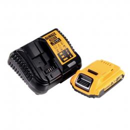 DeWalt DCF 622 D1 Akku Universalschrauber 18 V 34 Nm  Brushless + 1x Akku 2,0 Ah + Ladegerät + TSTAK