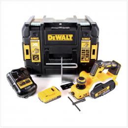 DeWalt DCP 580 D1 Akku Hobel 18V 82mm + 1x Akku 2,0Ah + Ladegerät + TSTAK